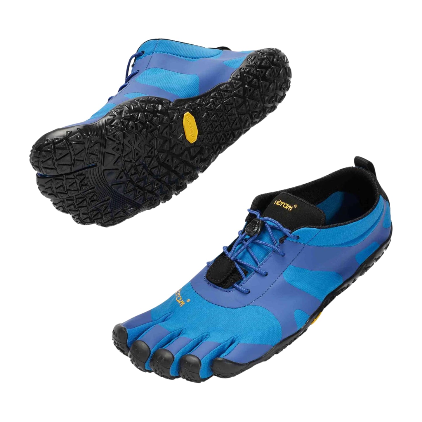 Vibram Men's FiveFingers V-Alpha | Barefoot All-Terrain Outdoor Shoe for Hiking & Light Trail, Blue, 46 EU / 11.5-12 US