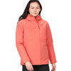 MARMOT Women's Ramble Component Jacket - 3-in-1 Waterproof Shell with Hood and Breathable Polartec Fleece Liner, Grapefruit, Small