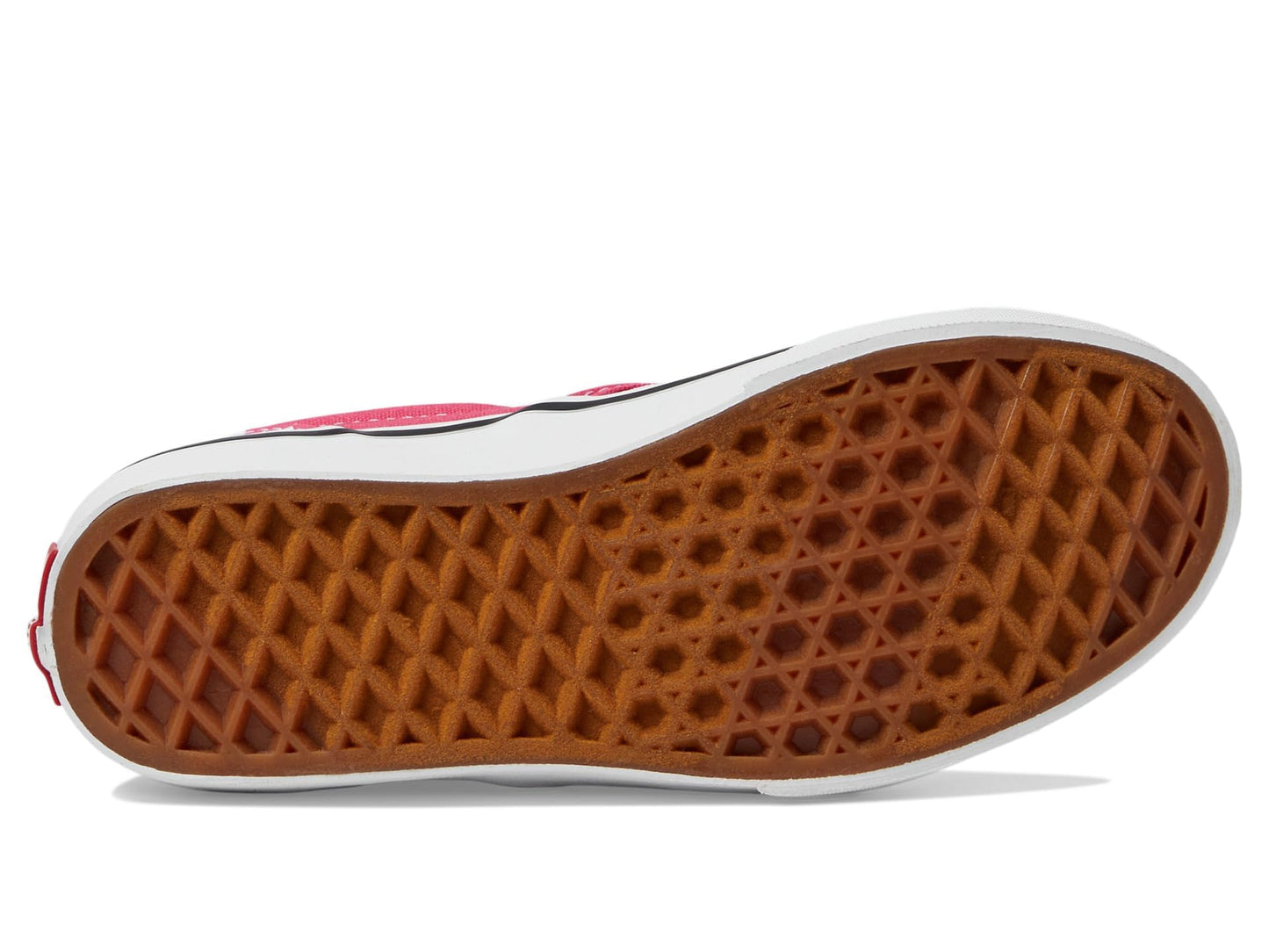 Vans Women's Kid Classic Slip-On (Little Kid), Color Theory Checkerboard Honeysuckle, 1 Medium