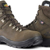 Thorogood American Union 6” Waterproof Steel Toe Work Boots for Men - Premium Leather with Slip-Resistant Outsole and Removable Comfort Footbed; EH Rated, Crazyhorse - 12 3E US