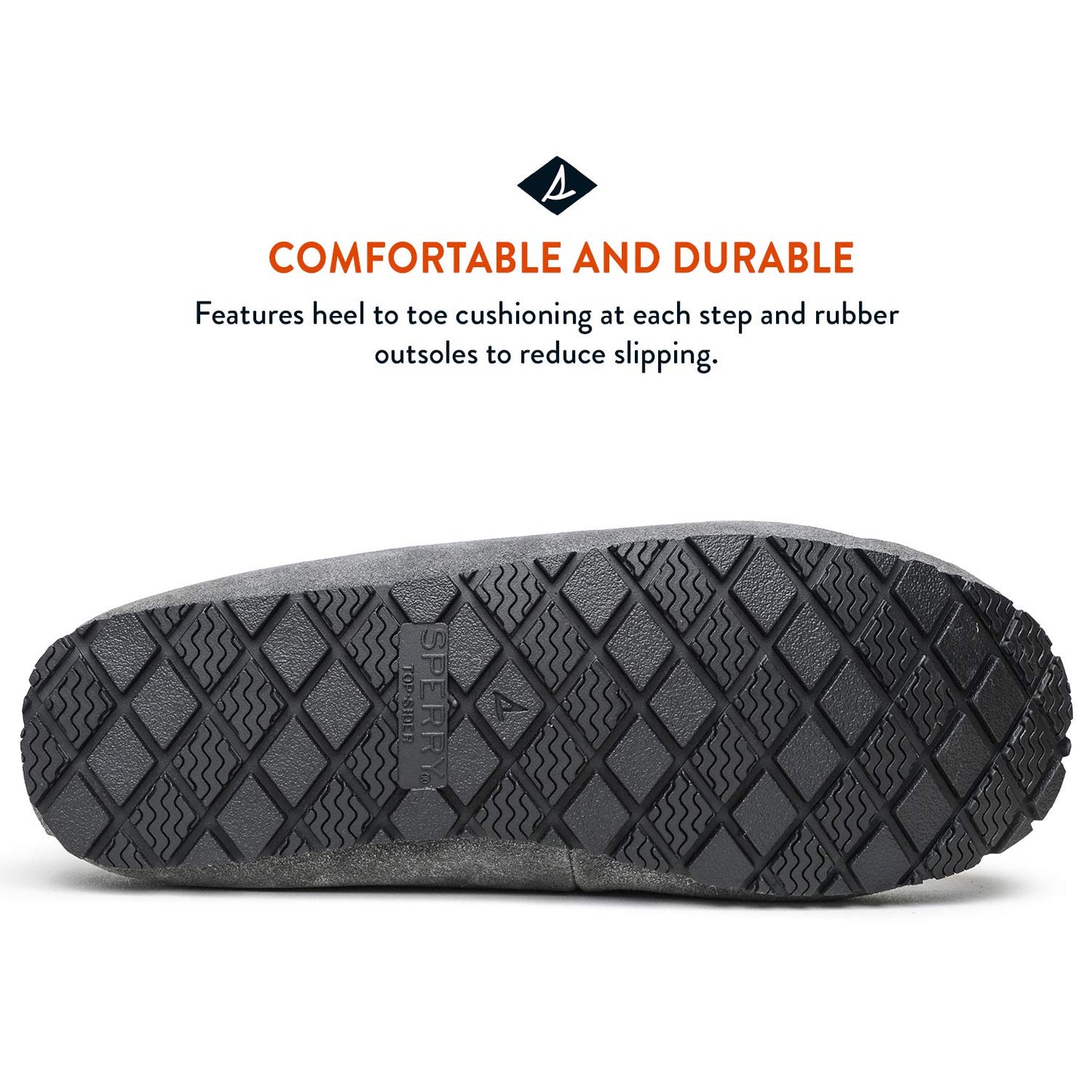 Sperry Women's Junior Trapper Lace-Up Slippers, Ash Grey, 9 M US