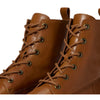 Madewell The Rayna Lace-Up Boot in Leather - Lace up Closure, Round Toe Silhouette, Fashionable and Comfy Women's Boots English Saddle 9 M