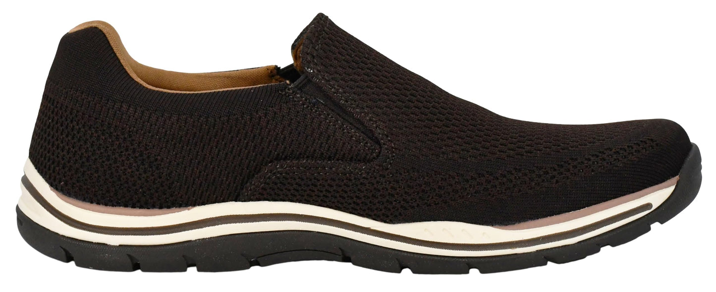 Skechers Men's Expected - Gomel Slip-on Loafer, Chocolate, 13 XW US