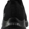 Skechers Women's Bobs Squad Chaos – Face Off Sneaker, Black/Black, 9.5