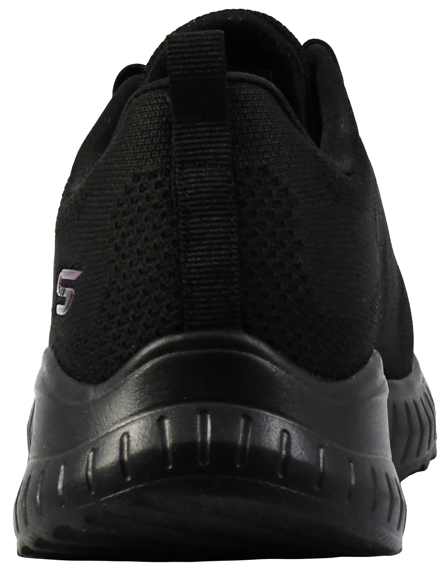 Skechers Women's Bobs Squad Chaos – Face Off Sneaker, Black/Black, 9.5
