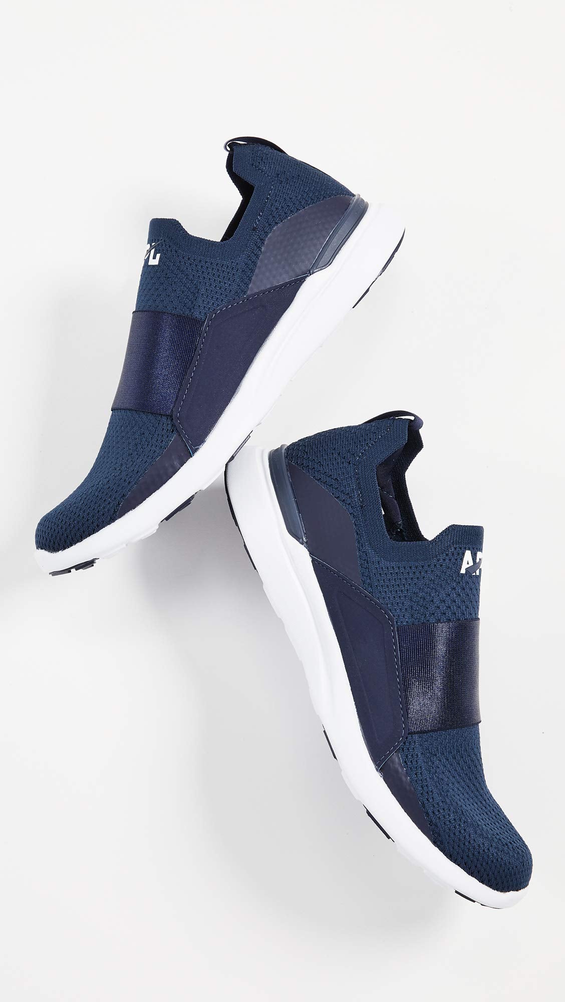 Athletic Propulsion Labs (APL)™ Techloom Bliss Women’s Shoes – Recycled Polyester Upper – Pull-Tab Design Navy/White 5 B - Medium