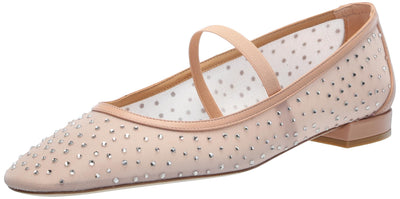 Stuart Weitzman Women's Arabella Flat Ballet, Ginger, 9