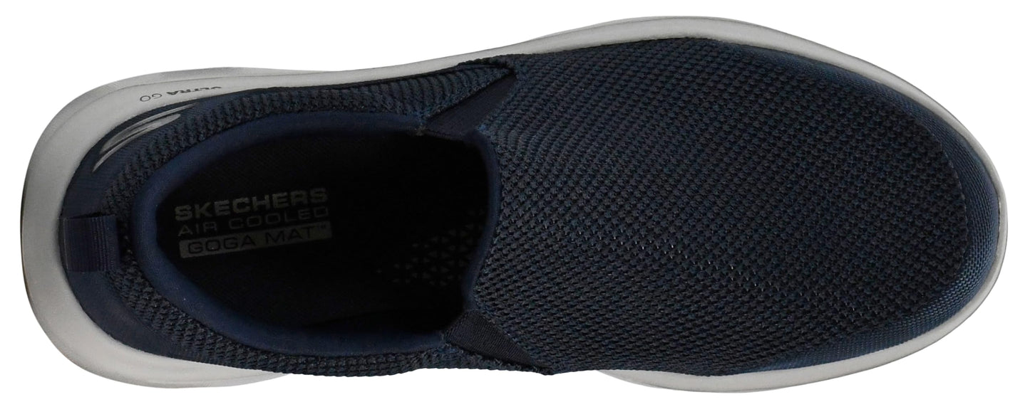Skechers Men's Go Walk Evolution Ultra Impeccable Sneaker, Navy/Gray, 12.5