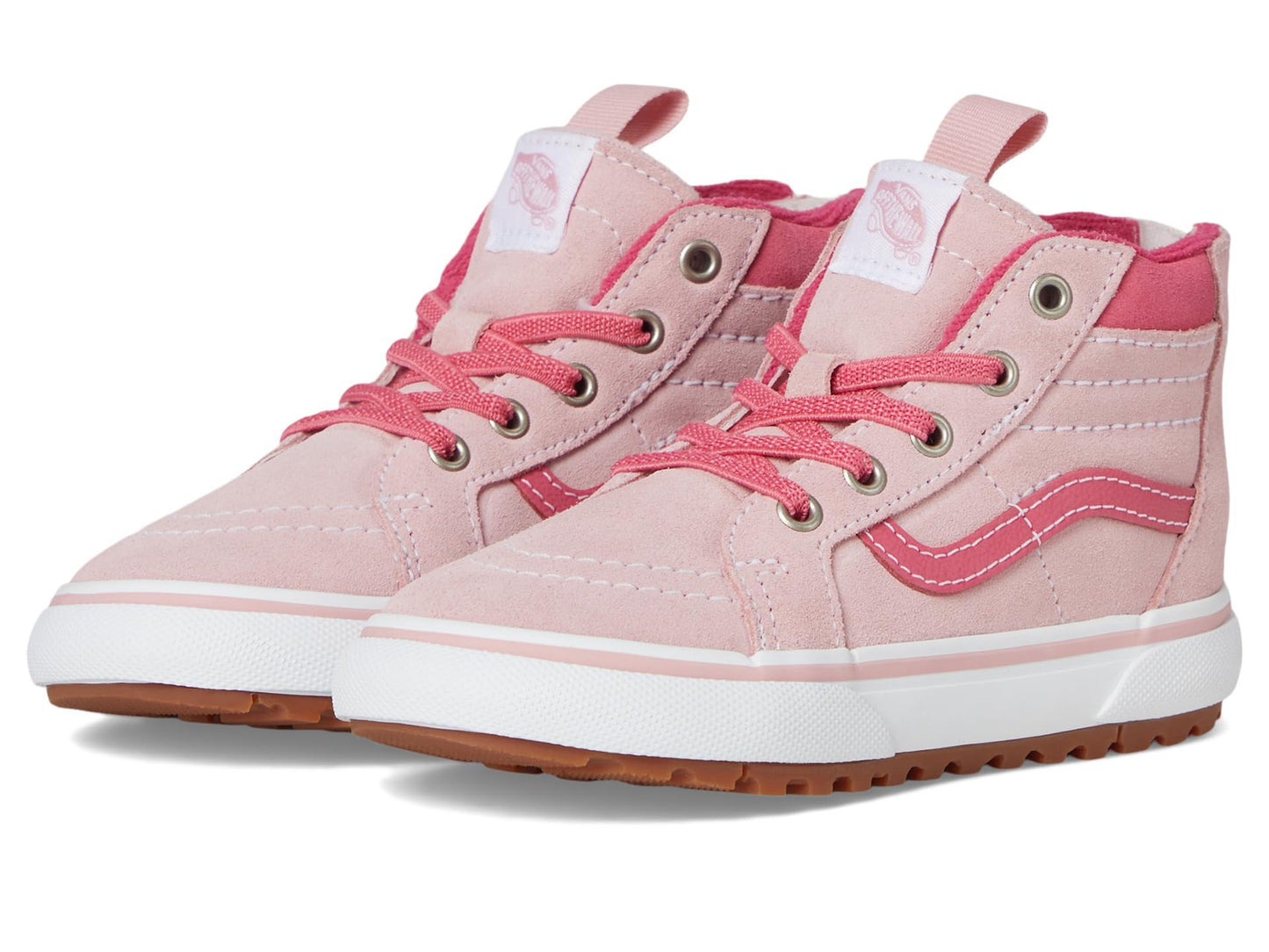 Vans Kids MTE SK8-Hi Zip (Infant/Toddler) Sneaker, Pink/Multi, 8 US Unisex