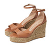 Stuart Weitzman Nudistcurve Espadrille Wedge Tan 1 9 B