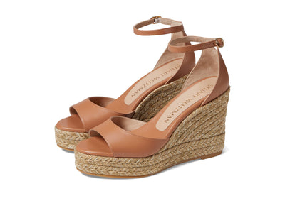 Stuart Weitzman Nudistcurve Espadrille Wedge Tan 1 9 B