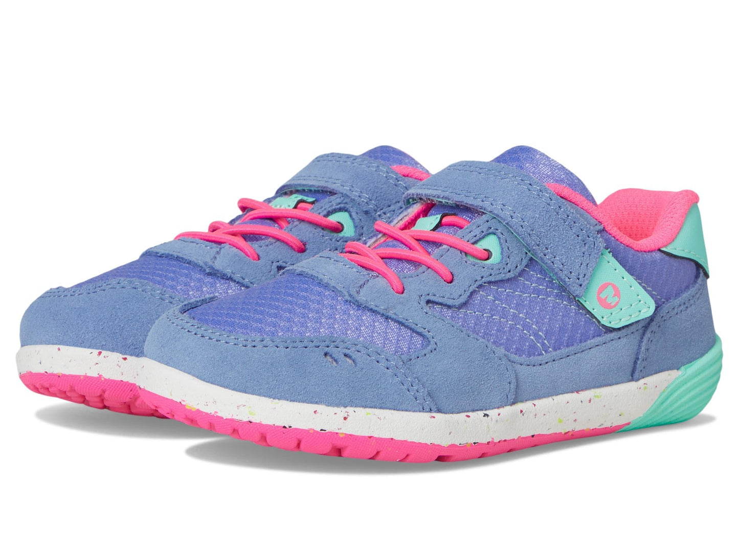 Merrell, Unisex, Bare Steps A83 (Little Kid), Periwinkle, 8, Wide