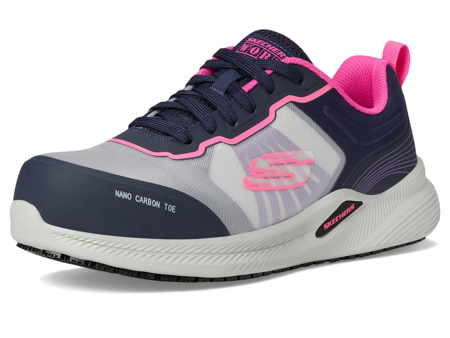 Skechers Womens Carbix - Niyla Comp Toe Pink 6 Medium