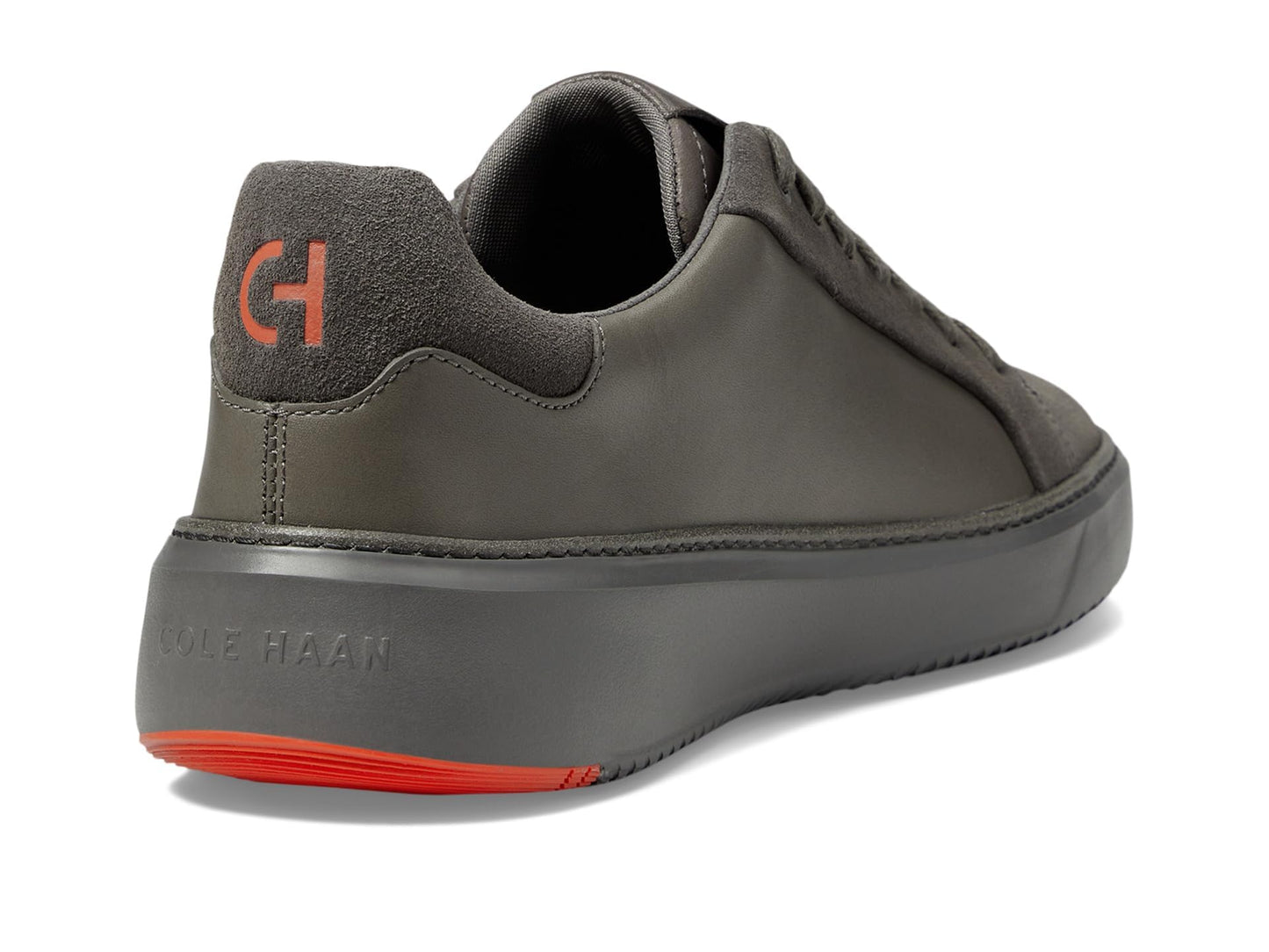 Cole Haan Men's Shoes - Grandpro Topspin Sneaker, Tornado/Citrus Red, 10-W US