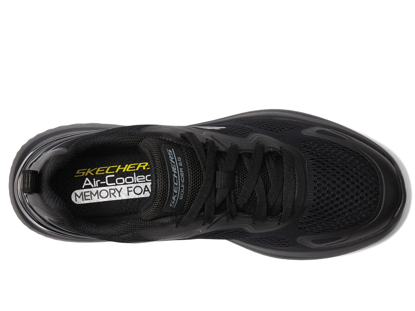 Skechers Men's 232674 Bkgy Trainers, Black, 10 US