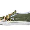 Vans T Slip-On V (Toddler/Little Kid) Sneaker, Painted Camo Green/Multi, 9.5 US Unisex