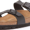 Birkenstock Original Mayari Birko Flor Narrow Width, Black 36 (étroit)