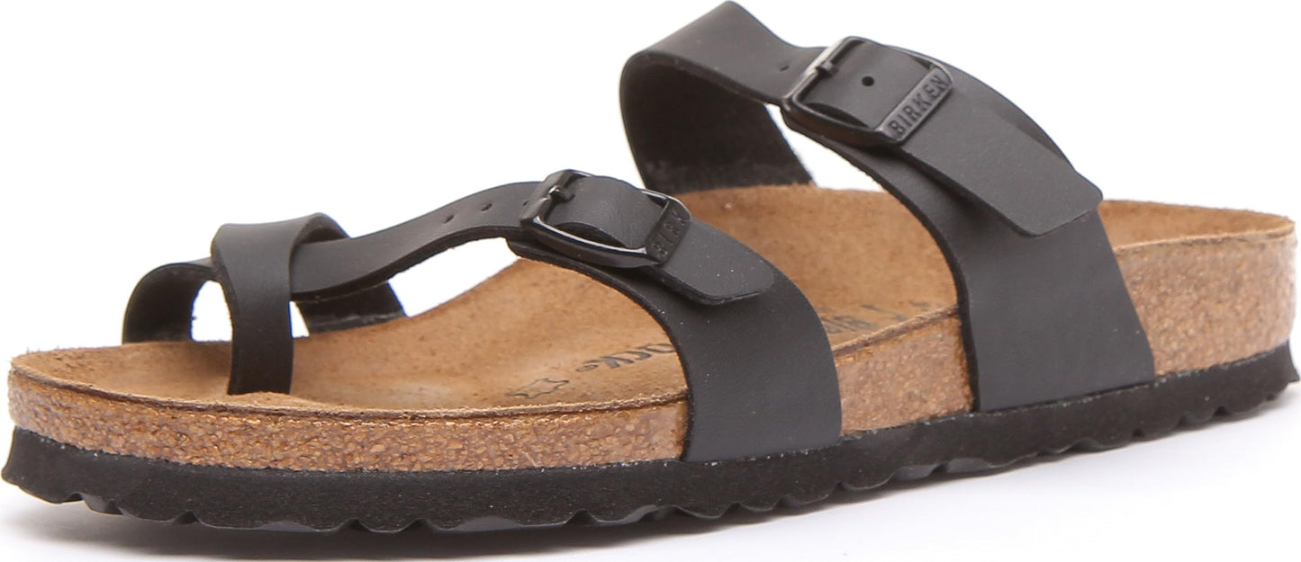 Birkenstock Original Mayari Birko Flor Narrow Width, Black 36 (étroit)