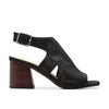Clarks Siara65 Flow Nubuck Sandals In Black, Black, 7 UK