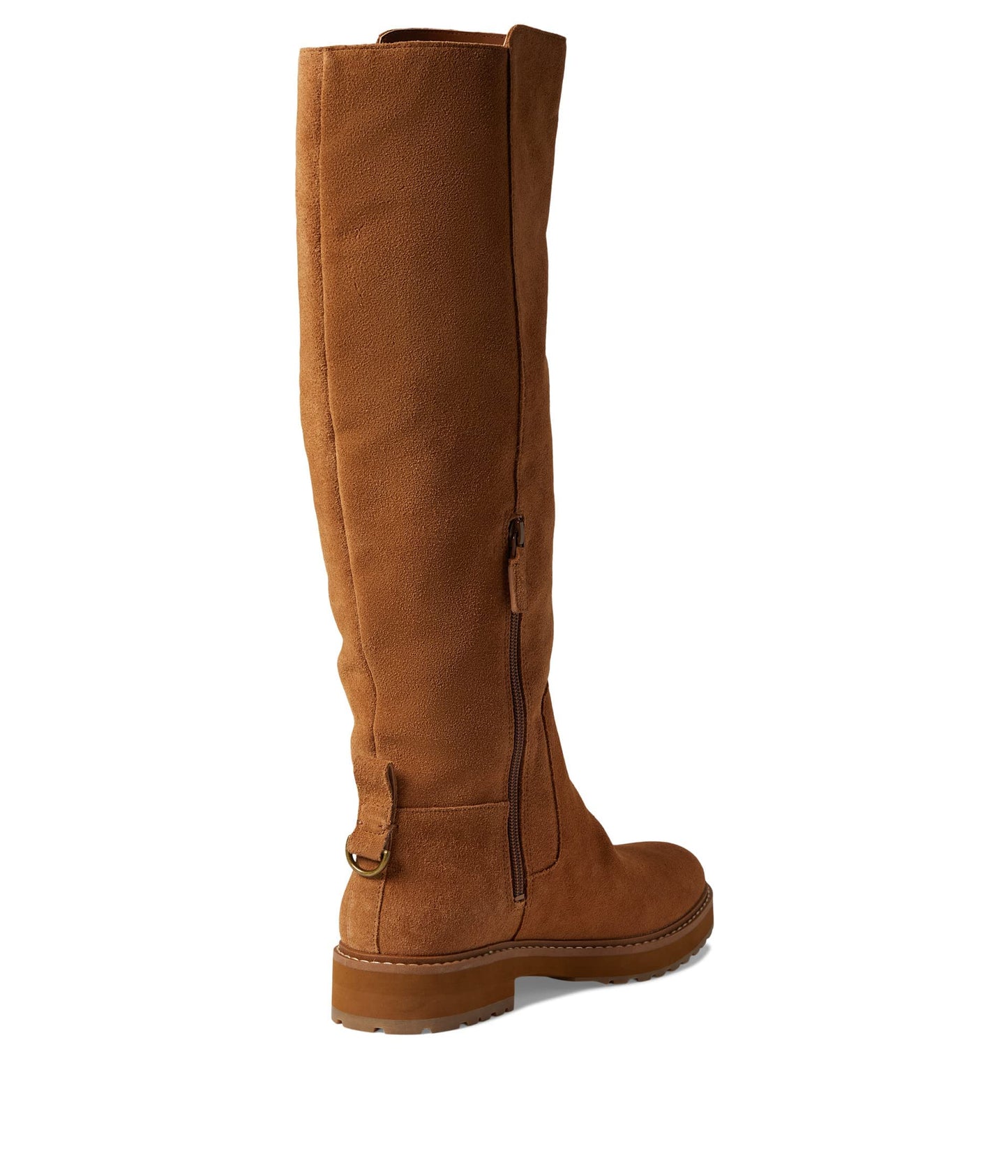 Cole Haan Waterproof Greenwich Tall Boot Golden Honey Suede/Antique 7.5 B (M)