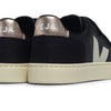 VEJA Kids Small V-12 (Toddler) Sneaker, Black_White_Platine, 8.5 US Unisex