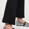 SCHUTZ Women's Eiza Studs Ballet Flats, Black, 6.5 Medium US