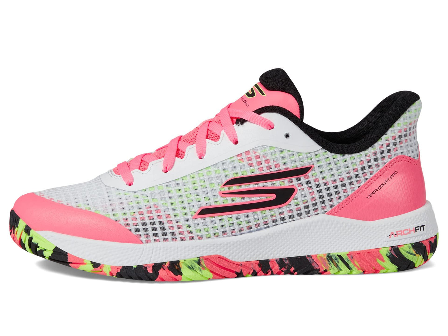 Skechers Go Train Arch Fit Viper Court Pro - Pickleball White/Multi 11 D (M)