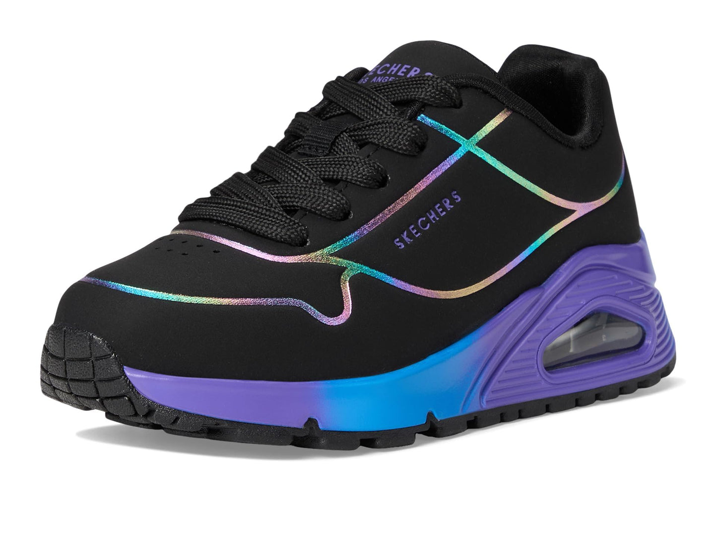 Skechers Women's Uno Gen1 310311L (Little Kid/Big Kid) Black/Multi 1 Medium
