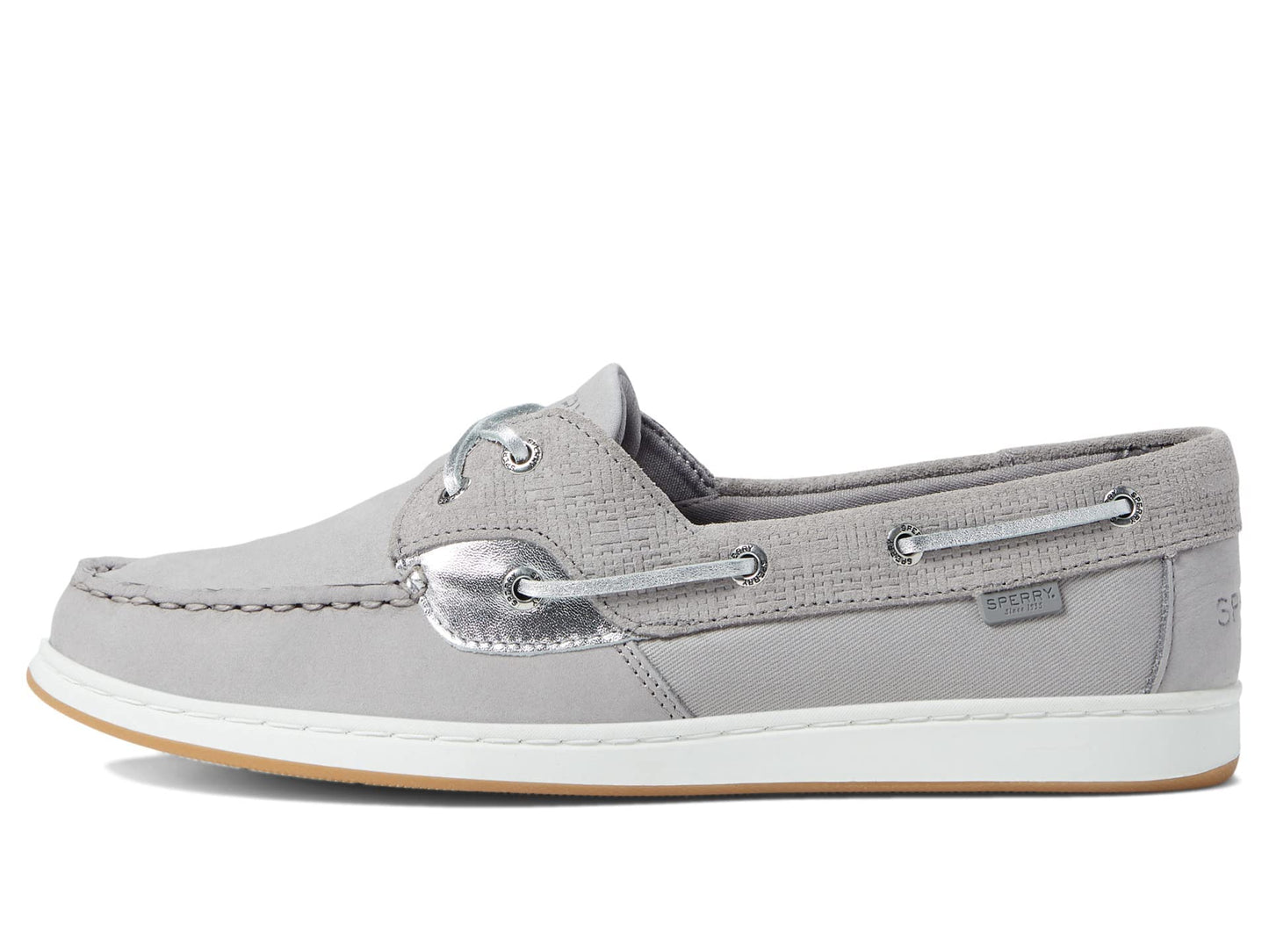 Sperry Coastfish 2-Eye Woven Grey 8 M (B)