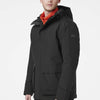 Helly-Hansen Mens Utility Waterproof Breathable Insulated Hooded Rain Jacket, 990 Black, Large