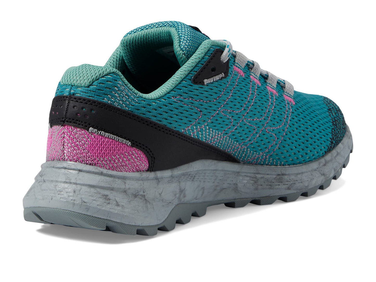 Merrell Fly Strike Running Shoes for Men – Mesh Upper – EVA Footbed Lace-up Closure – Rubber Outsole Lake/Jade 5.5 M