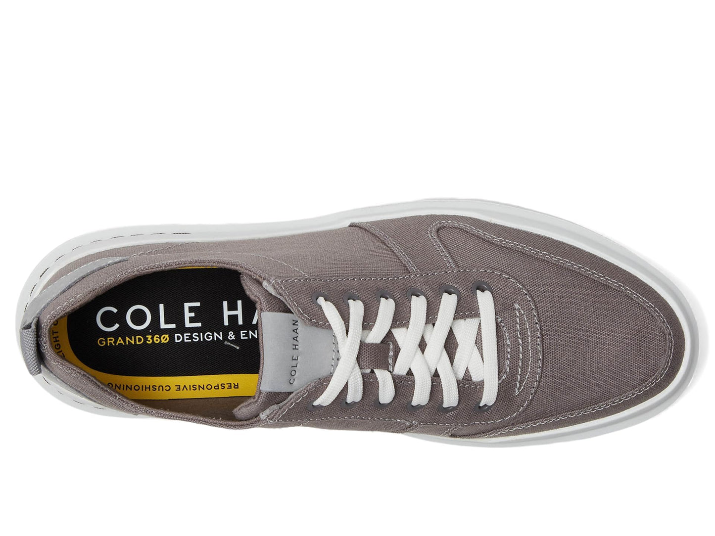 Cole Haan Grandpro Rally Canvas Court Sneaker Harbor Mist/Toasted Almond/Optic White 12 W - Wide