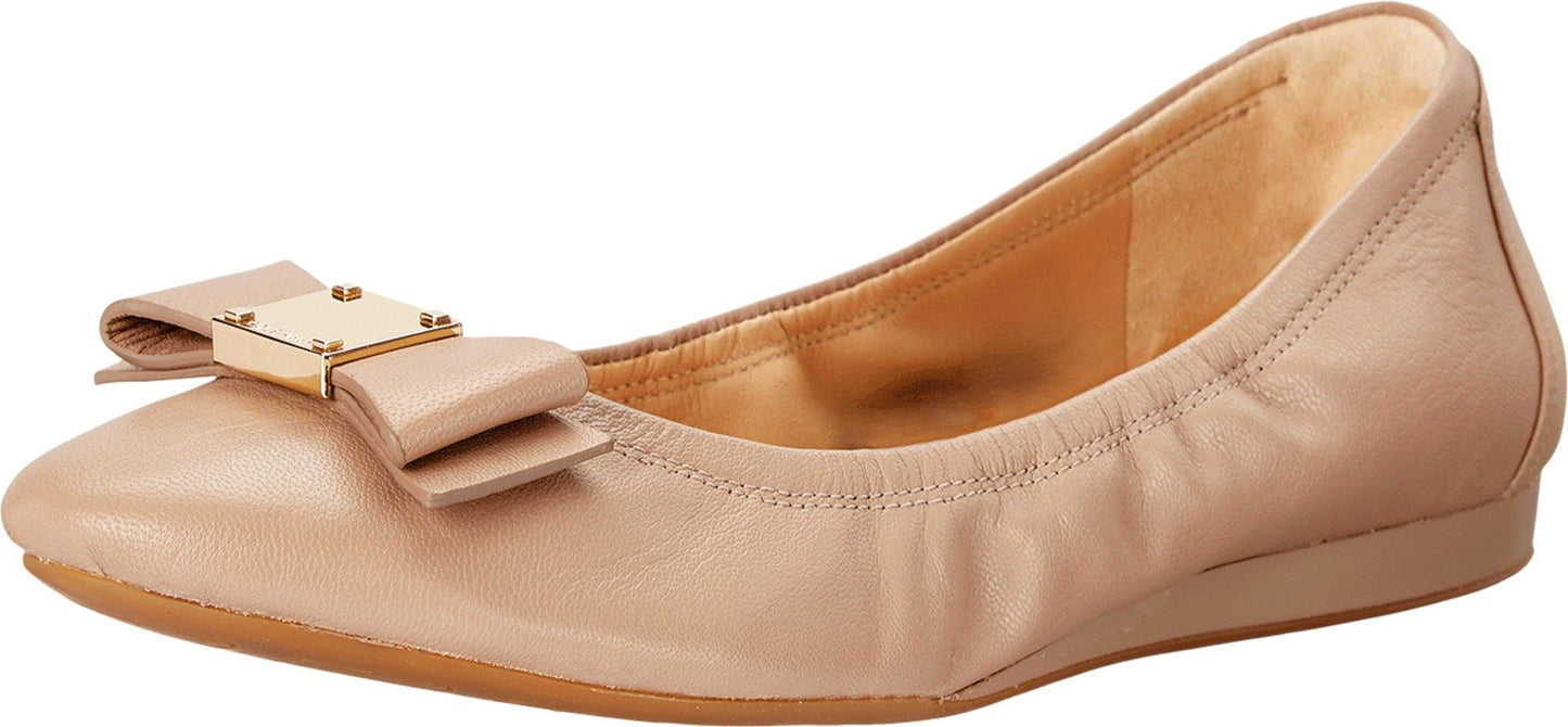 Cole Haan Women's TALI Bow Ballet Shoe, Maple Sugar Leather, 7.5 C US