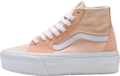 Vans - Unisex Sk8-Hi Tapered Stackform Shoes, Color Peach, Size: 5.5 M US Mens / 7 M US Womens