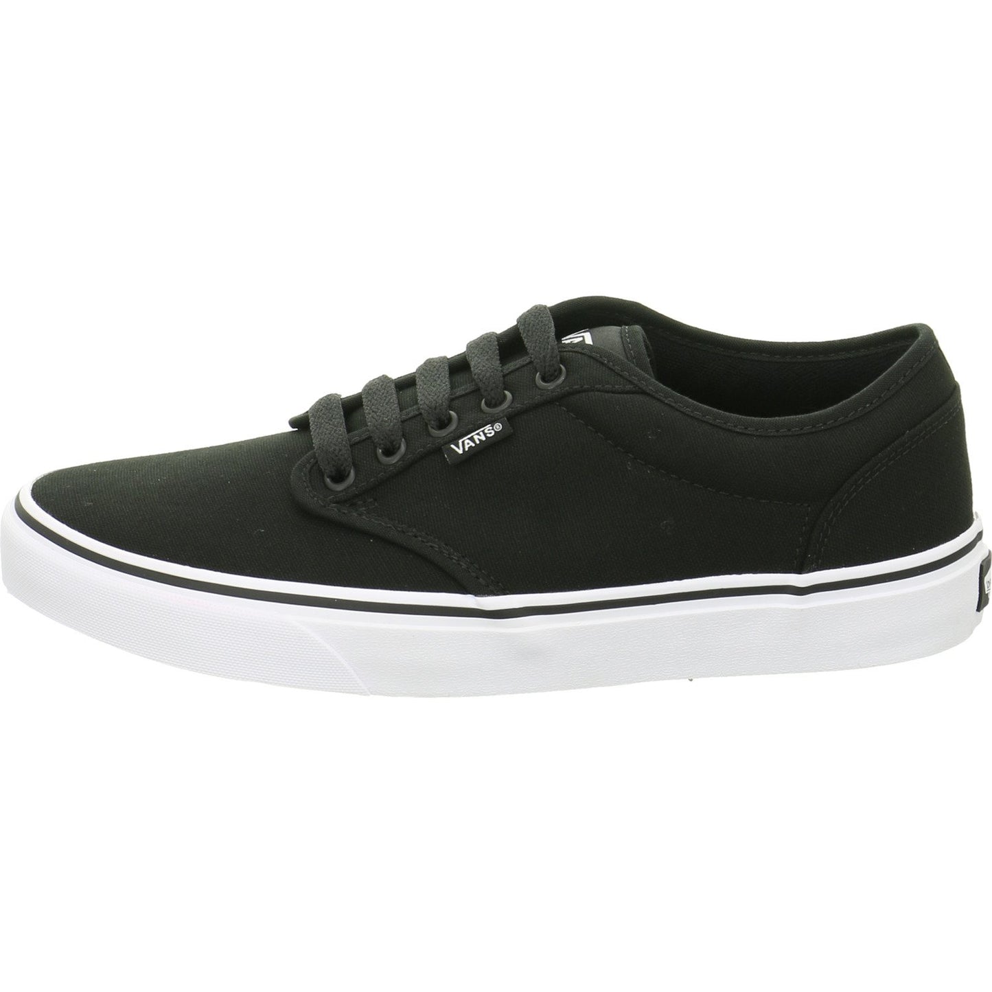 Vans Men's Ward Sneaker, Black ((Canvas) Black/Gum 7hi), 13
