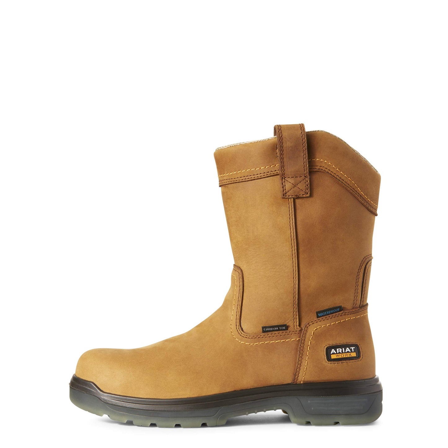ARIAT Men’s Stump Jumper Pull-On Waterproof Composite Toe Work Boot