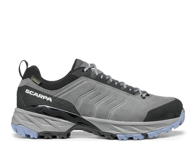 SCARPA Women's Rush Trail GTX Waterproof Gore-Tex Lightweight Hiking Shoes - Smoke/Provence - 7-7.5