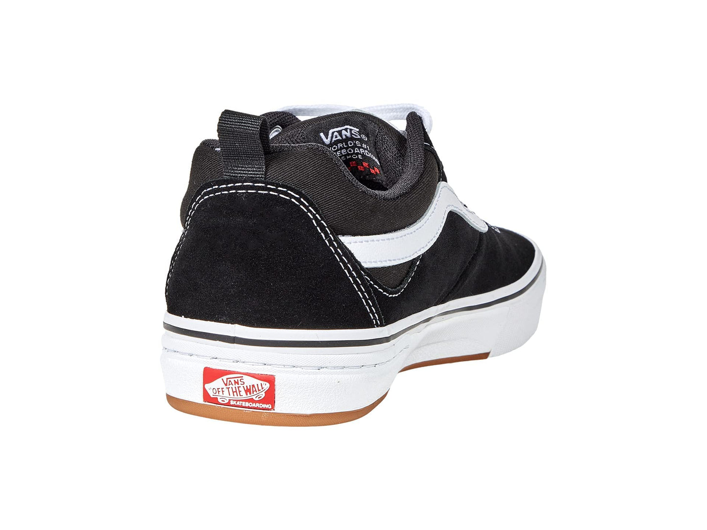 Kyle Walker Skate Shoes, Black/White by Vans 8