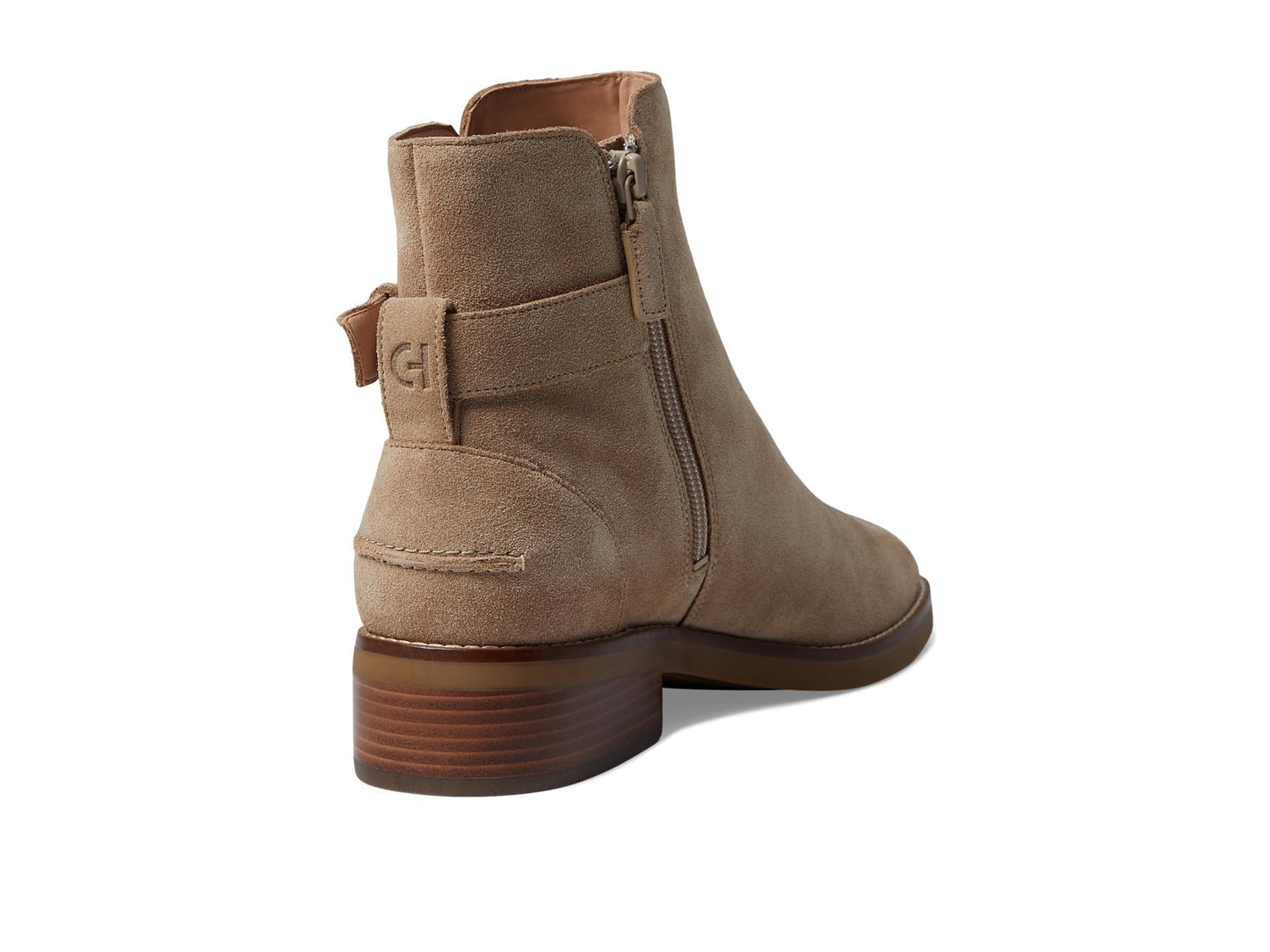 Cole Haan Womens Hampshire Bootie, Dark Latte Suede, 7-C US