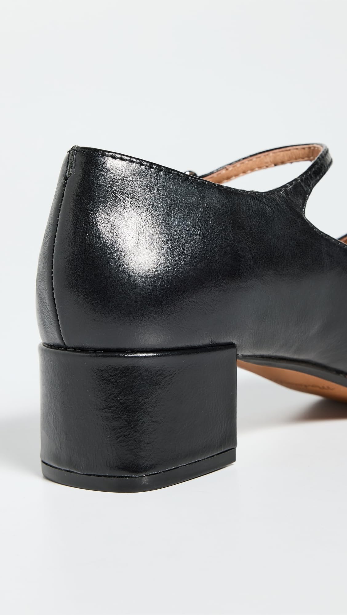 Madewell Women's The Nettie Heeled Mary Jane Heels, True Black, 11 Medium US