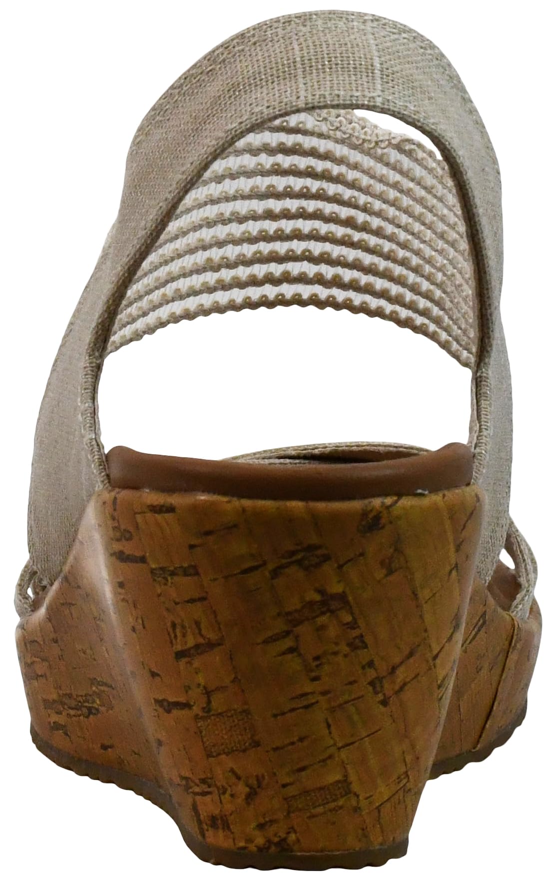 Skechers womens Beverlee - High Tea Wedge Sandal , natural , 12 M US