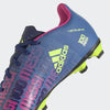 adidas X Speedflow Messi.4 Flexible Ground Cleats Soccer (Little Kid/Big Kid) Victory Blue/Shock Pink/Solar Yellow 4 Big Kid M