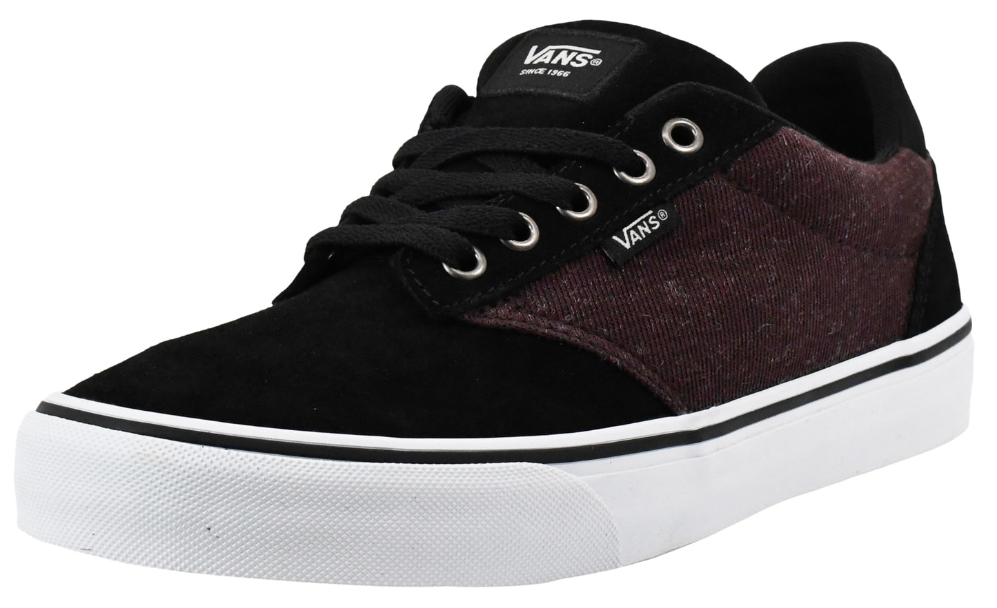 Vans Mens Atwood Deluxe Shoe, Cozy Knit Black, 10