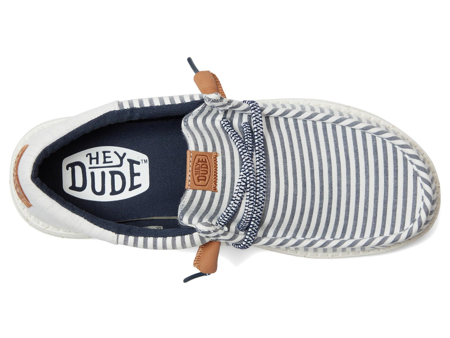 HEYDUDE Men's Wally Funk Nu Prep Princess Blue/Wood Ash 11 Medium