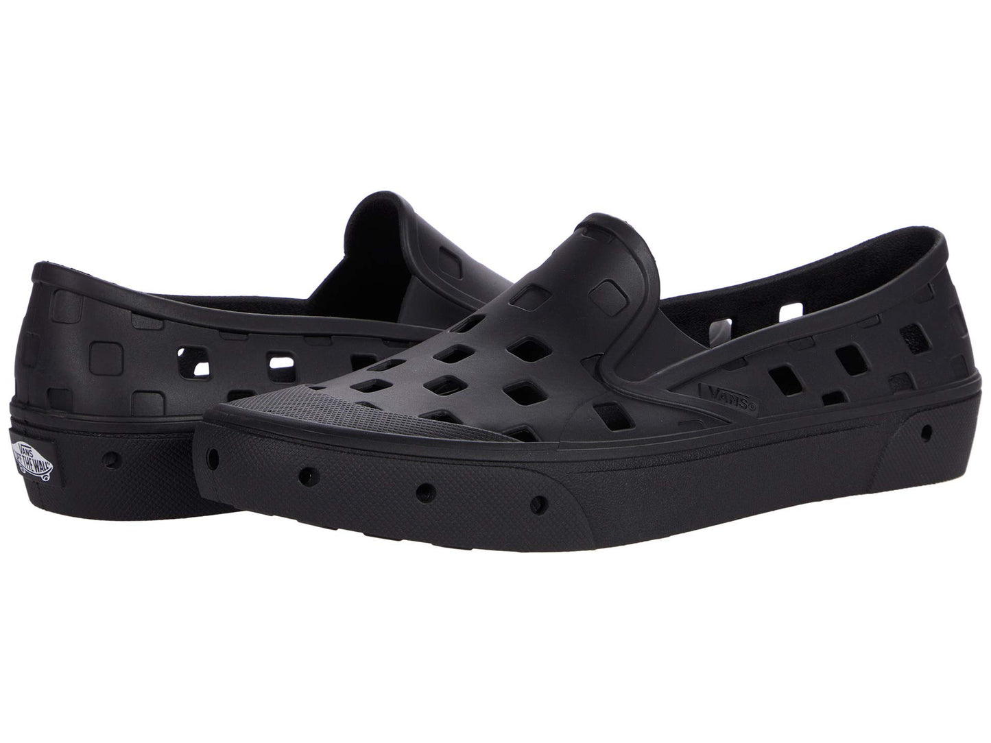 Vans Men's Trek Slip On, Black/Black, Size 6, Trek - Black/Black, 7.5 Women/6 Men
