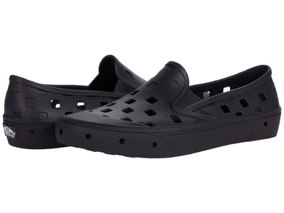 Vans Men's Trek Slip On, Black/Black, Size 6, Trek - Black/Black, 7.5 Women/6 Men