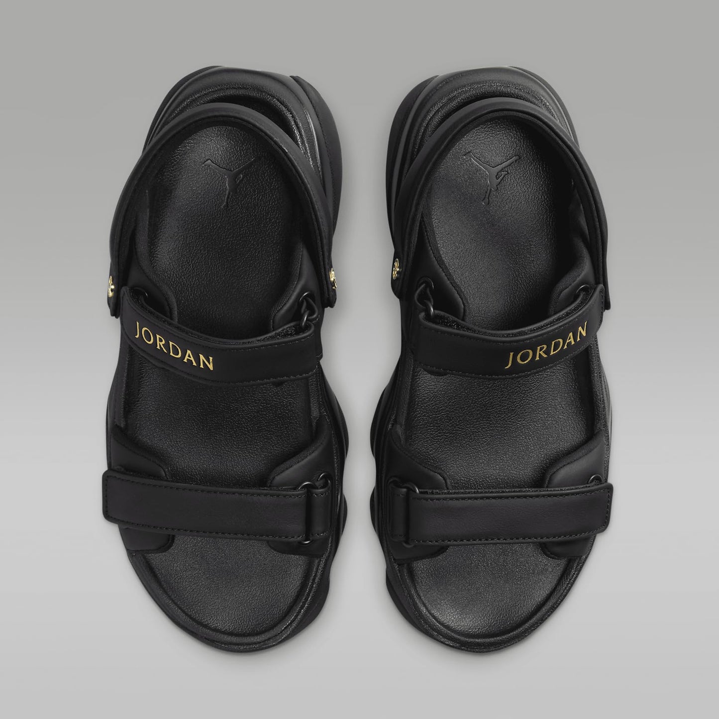Jordan Deja Women's Sandals (FN5036-001, Black/Metallic Gold) Size 9