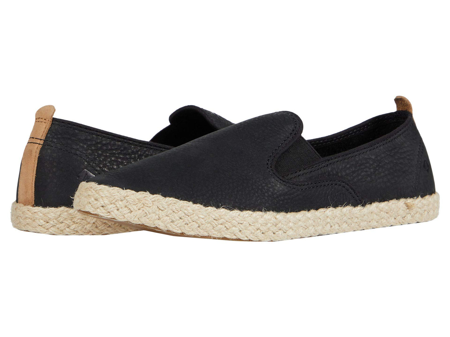 Sperry Sailor Twin Gore Leather/Jute Black 7.5