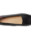 Marc Joseph New York Union Golf Loafers for Women – Leather Upper, Insole, Lining – Synthetic Outsole Black Grainy 11 M