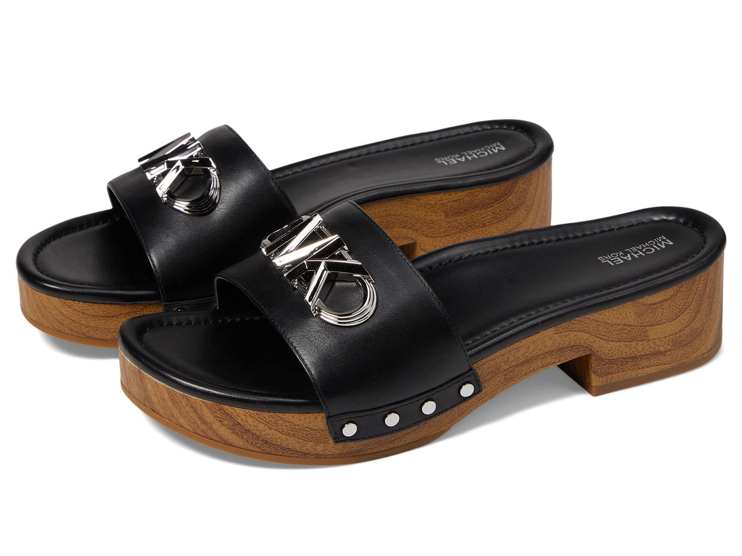 Michael Kors Parker Slide Black 6.5 M